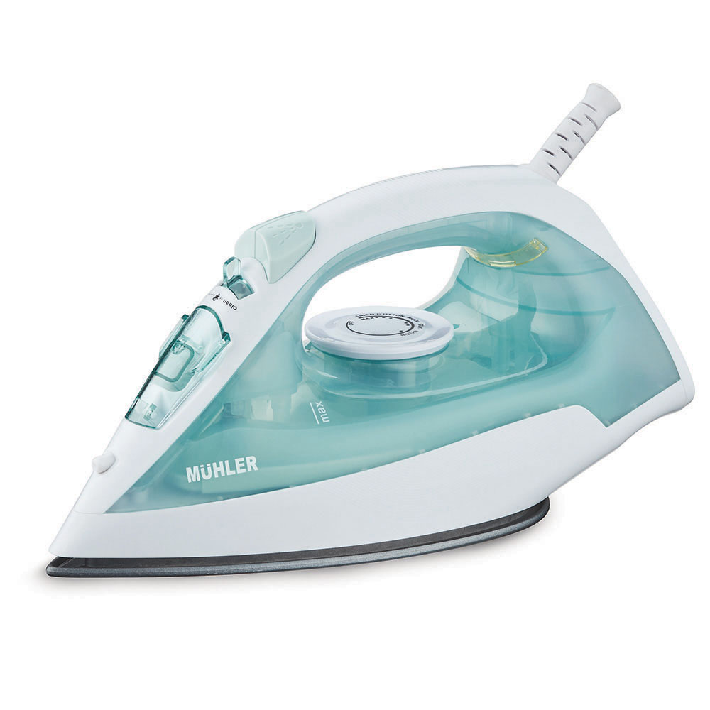 Steam Iron 1600w Muhler, Non-stick coating