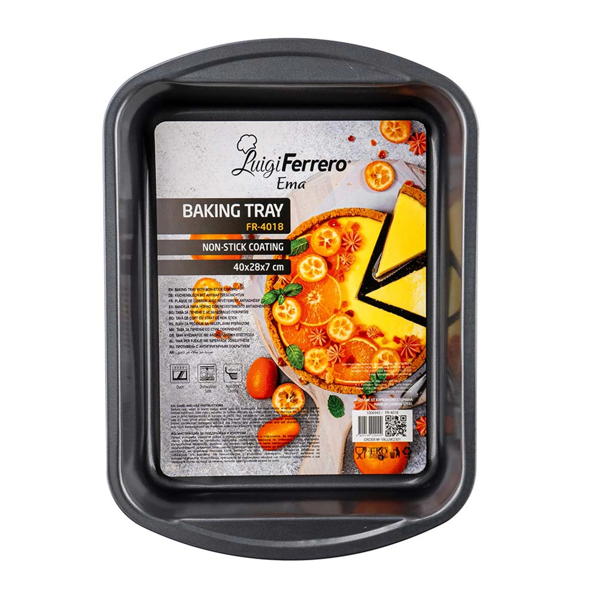 Baking tray Ema Luigi Ferrero, 40cm x 28cm x 7cm