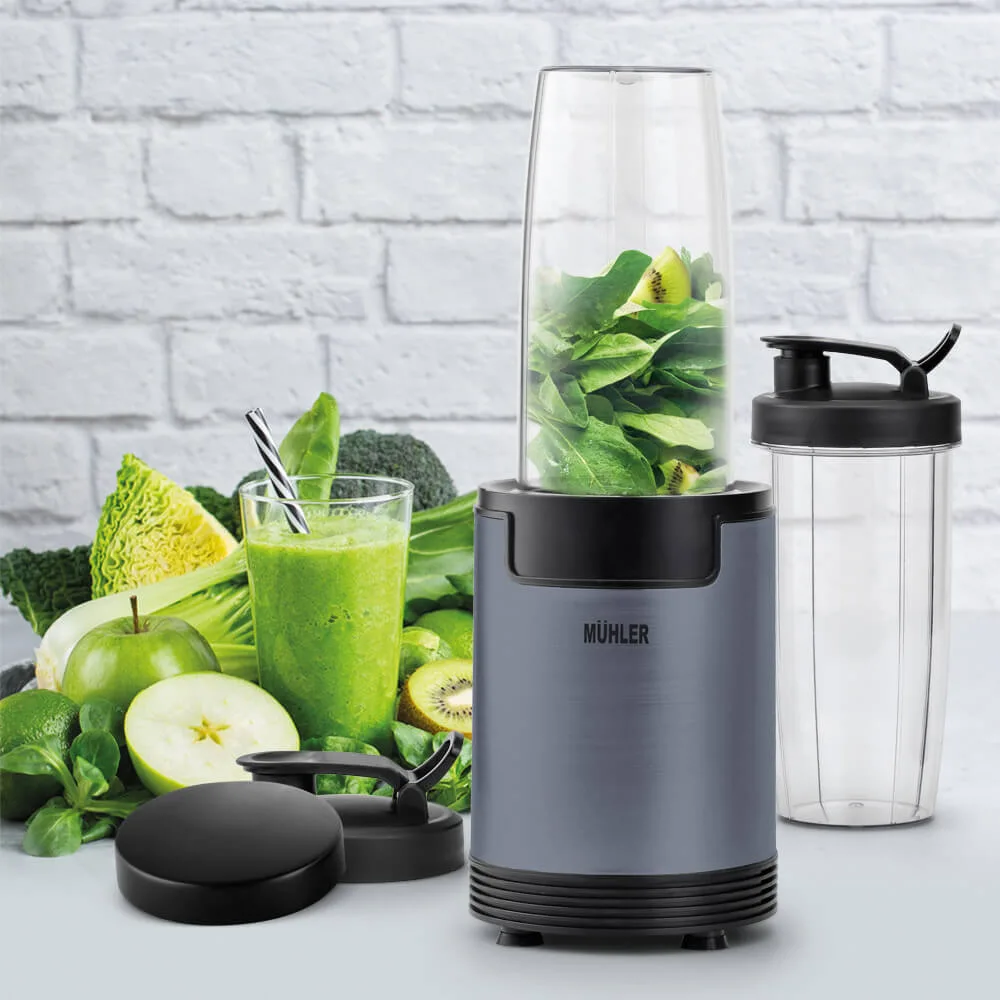 Nutritional blender Muhler 600W 6 blades 2 cups