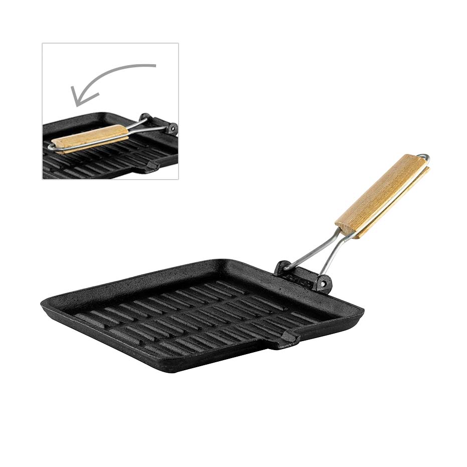 Grill Pan Muhler Tika 24x24cm, Cast Iron