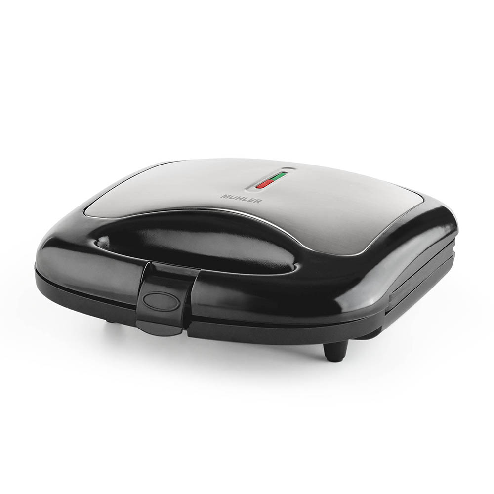 Sandwich maker with grill plate 750w Muhler, Black