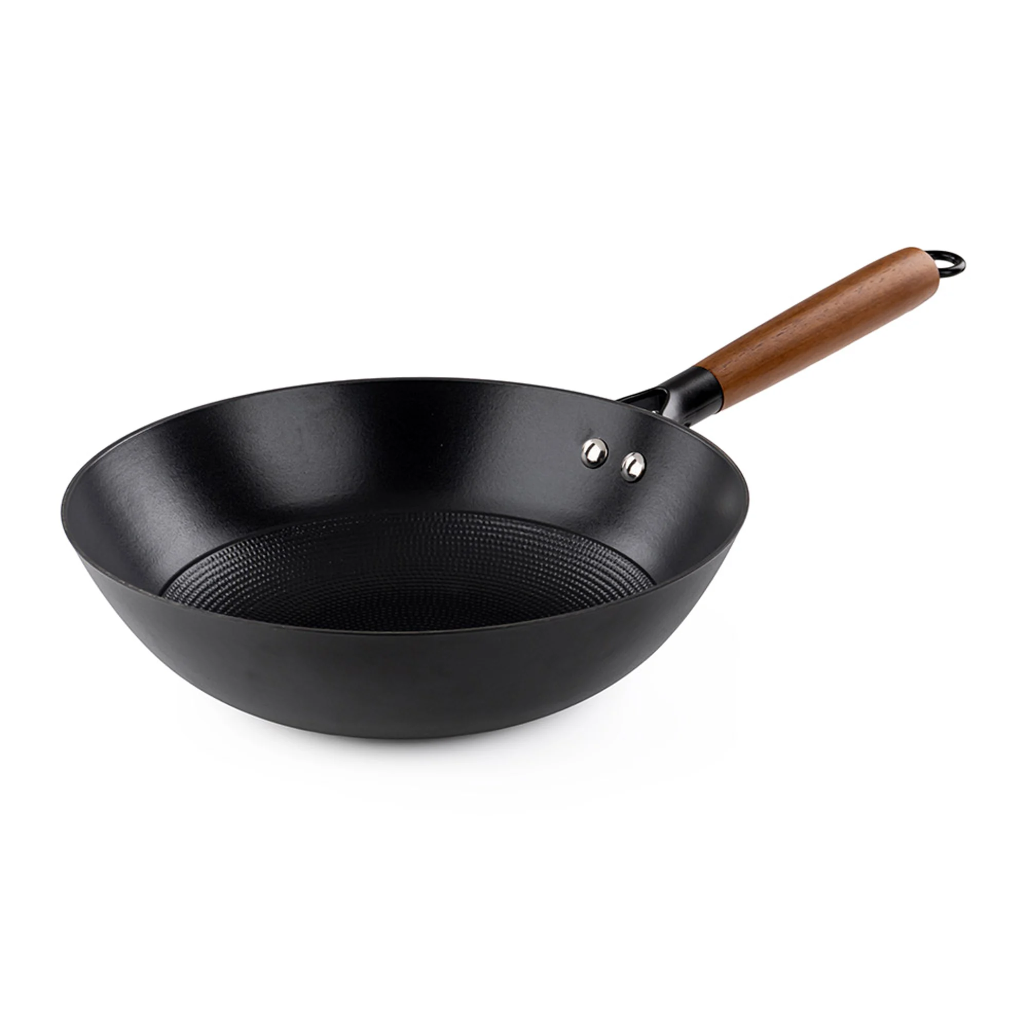 Wok Pan Cast Iron Luigi Ferrero Tika, 28cm