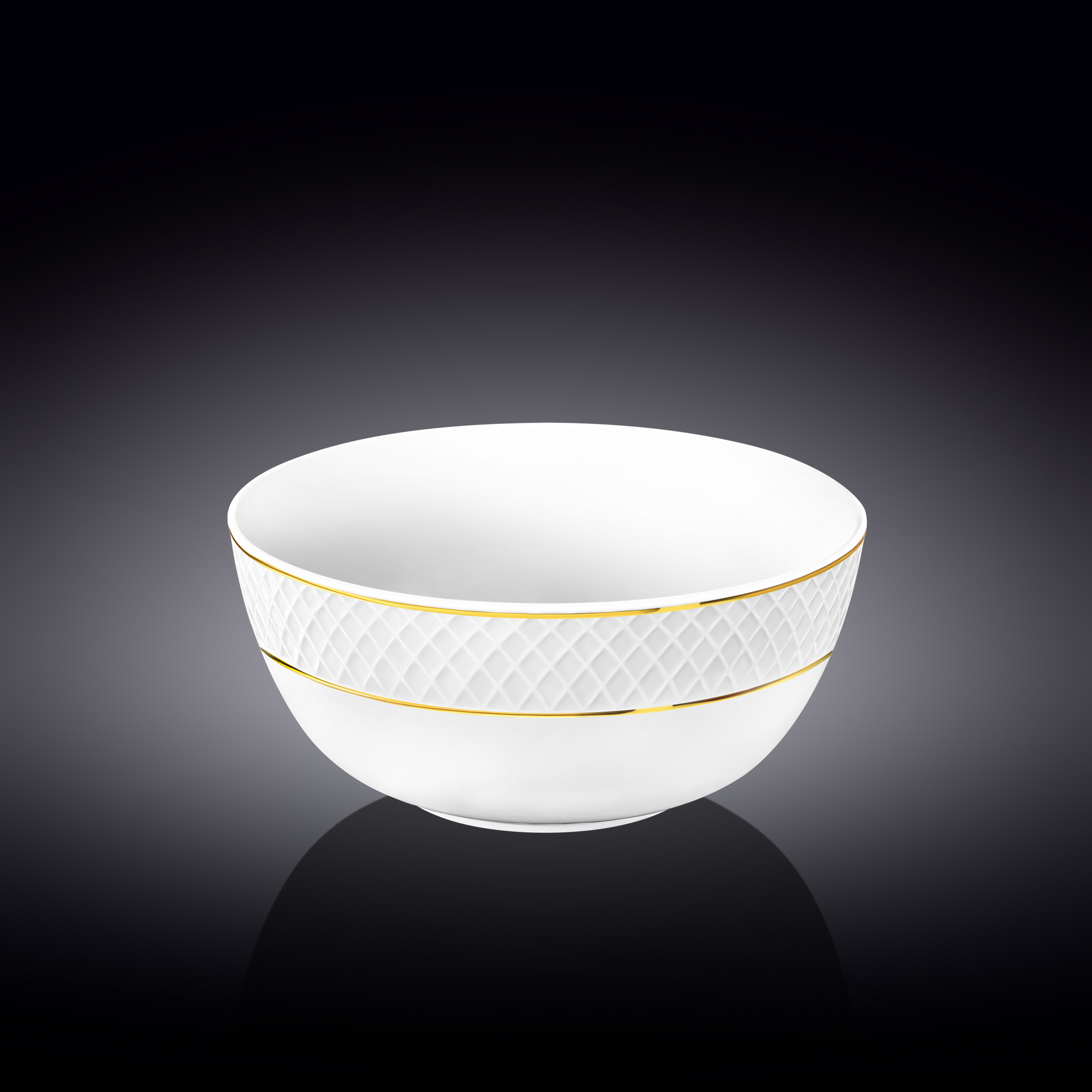 Diamond Gold Bowl 18cm 1pc