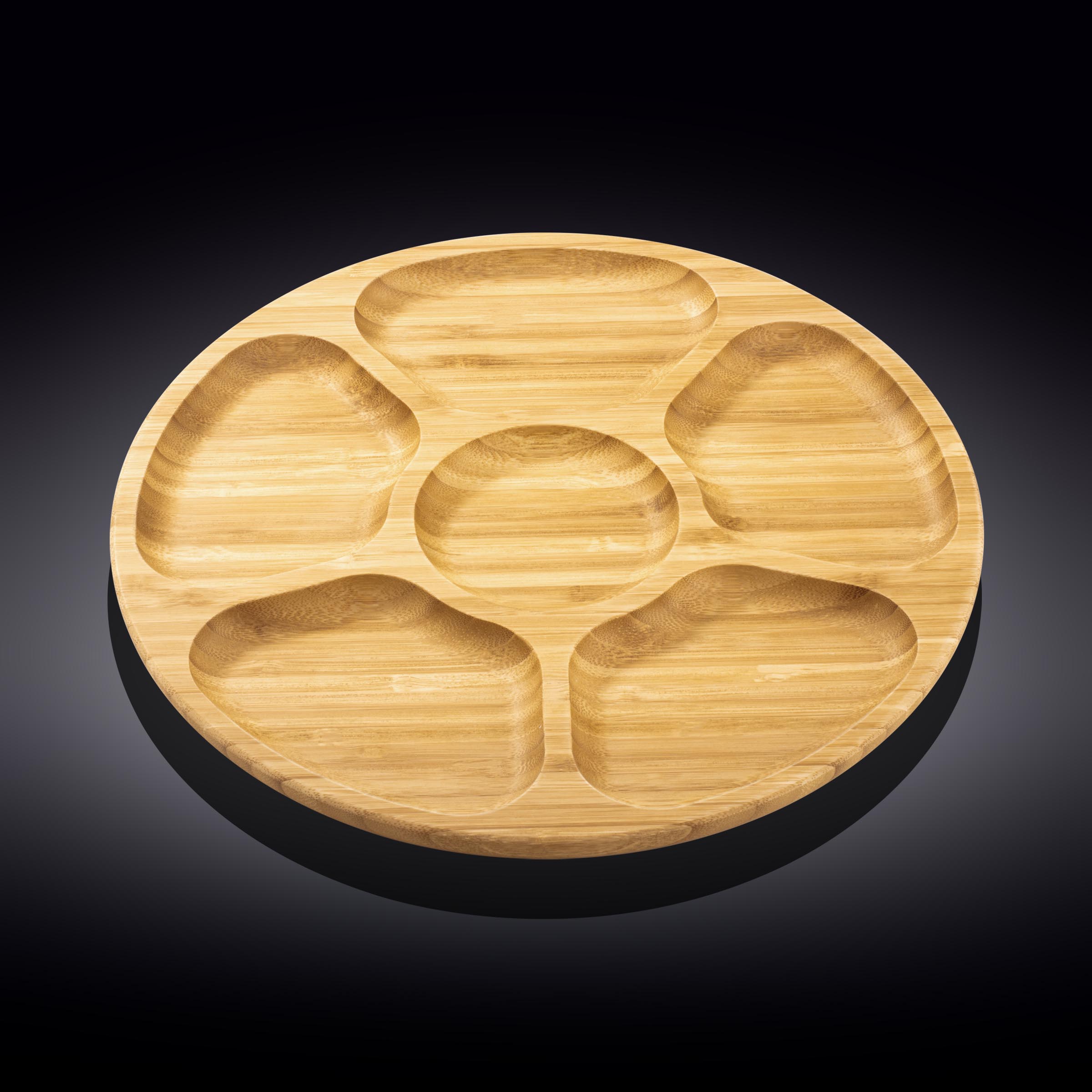 Bamboo Divided Platter 38cm
