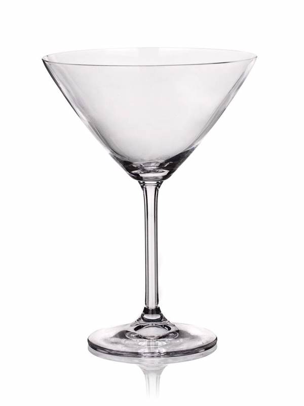 Degustation Crystal Martini 280ml 6pcs BANQUET
