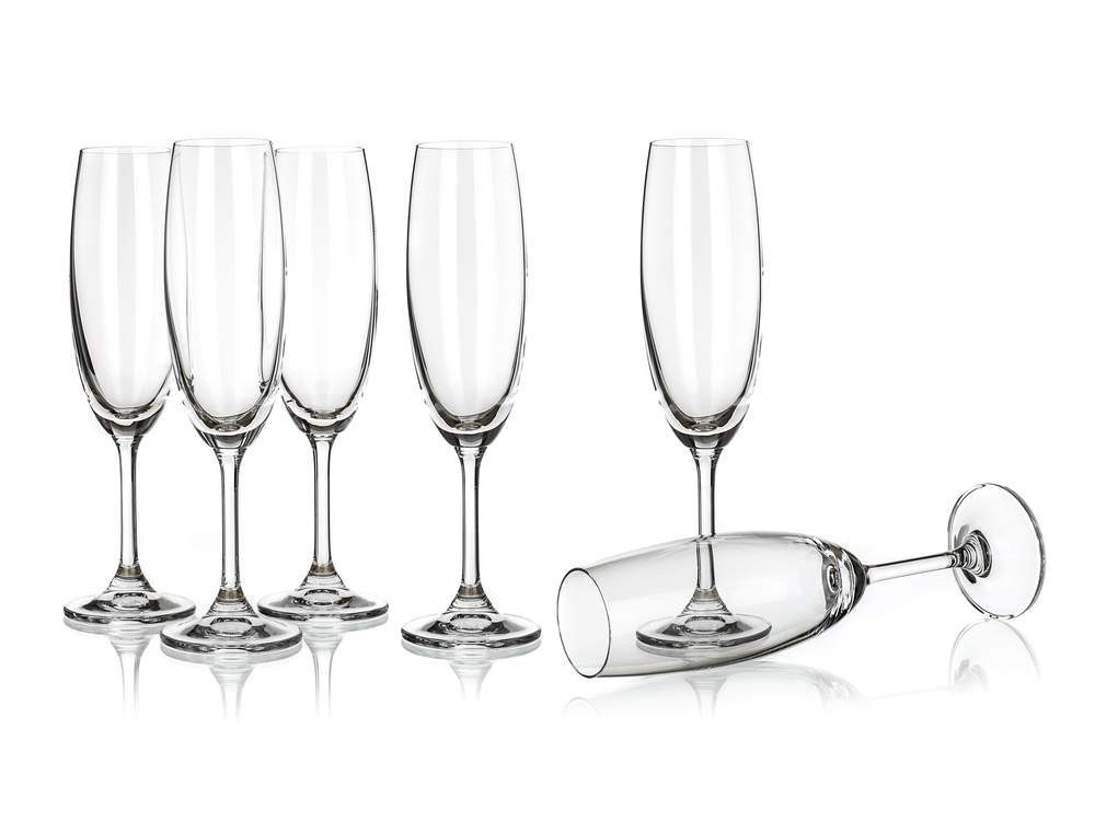 Leona Crystal Flute 210ml 6pcs BANQUET