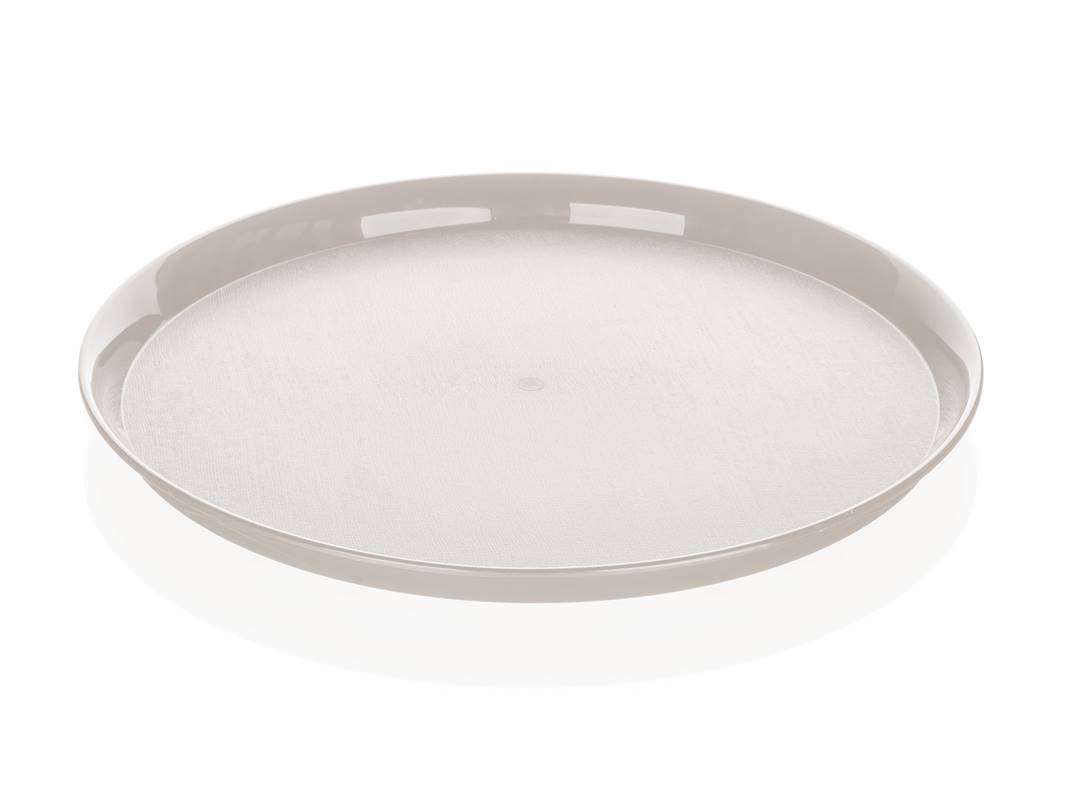 Culinaria Plastic Tray Round Ivory 32cm