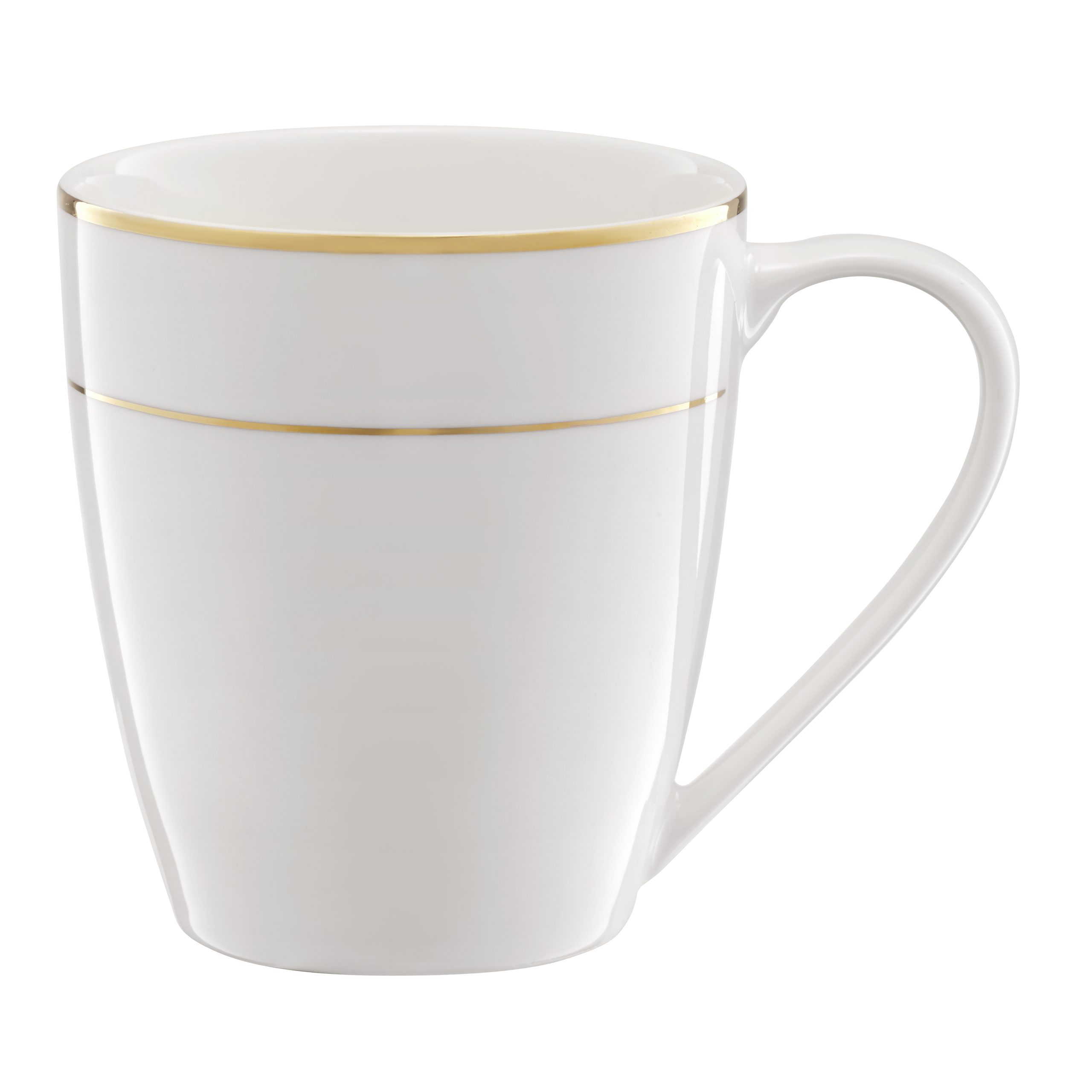 Porcelain mug 360 ml Aura Gold AMBITION