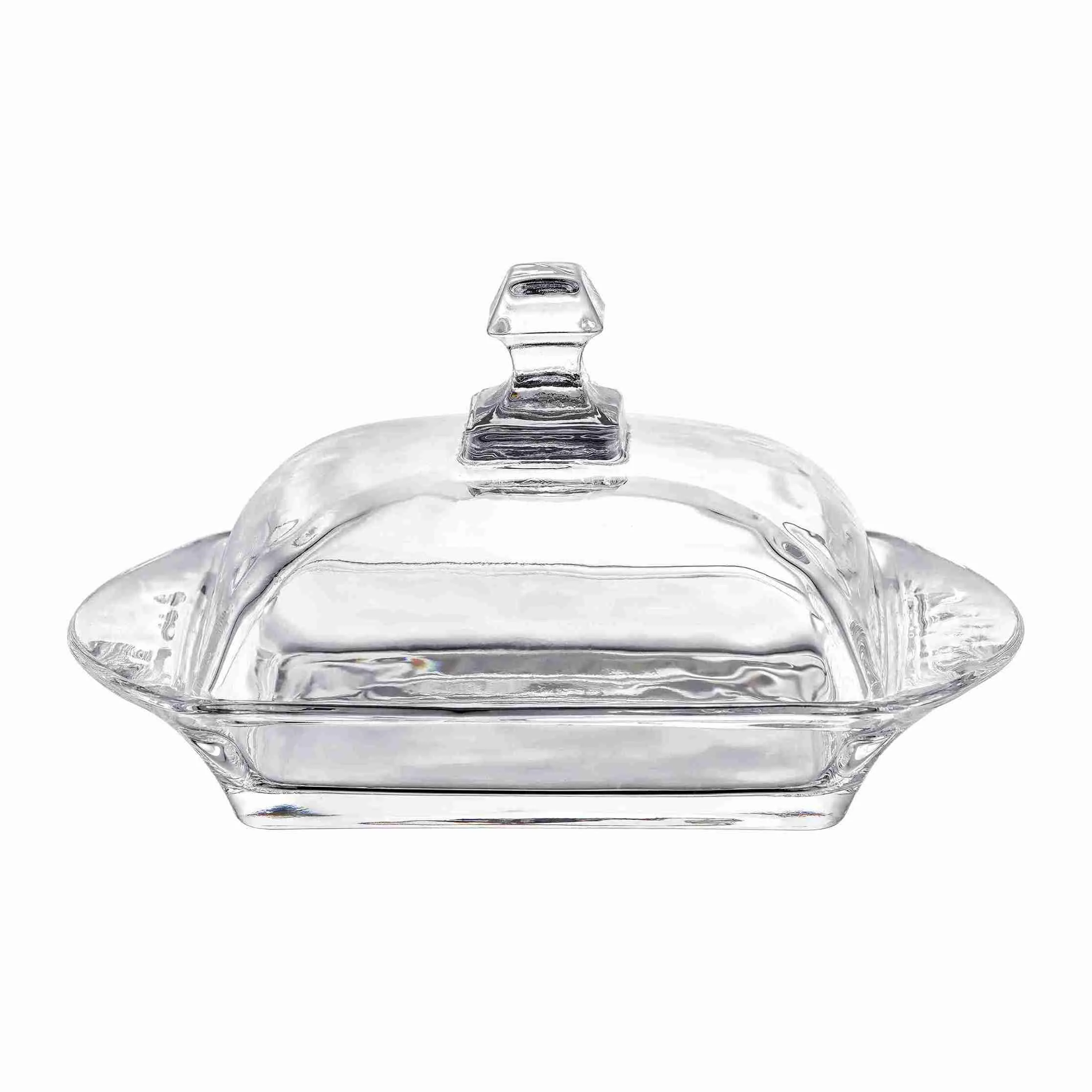 Aurora glass butter dish 17 x 10.5 cm DOMOTTI