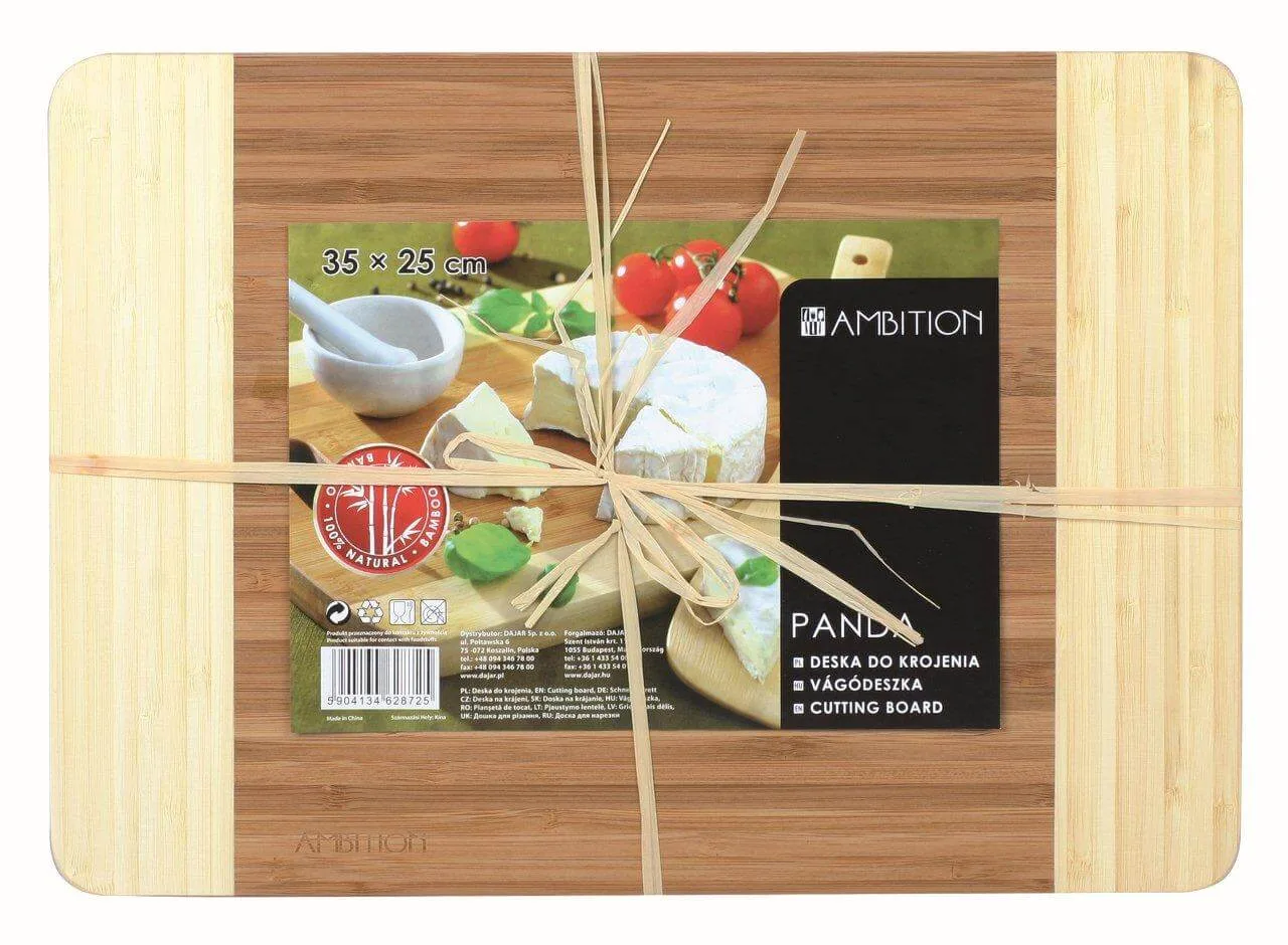 Chopping board Bamboo 35x25cm Panda AMBITION