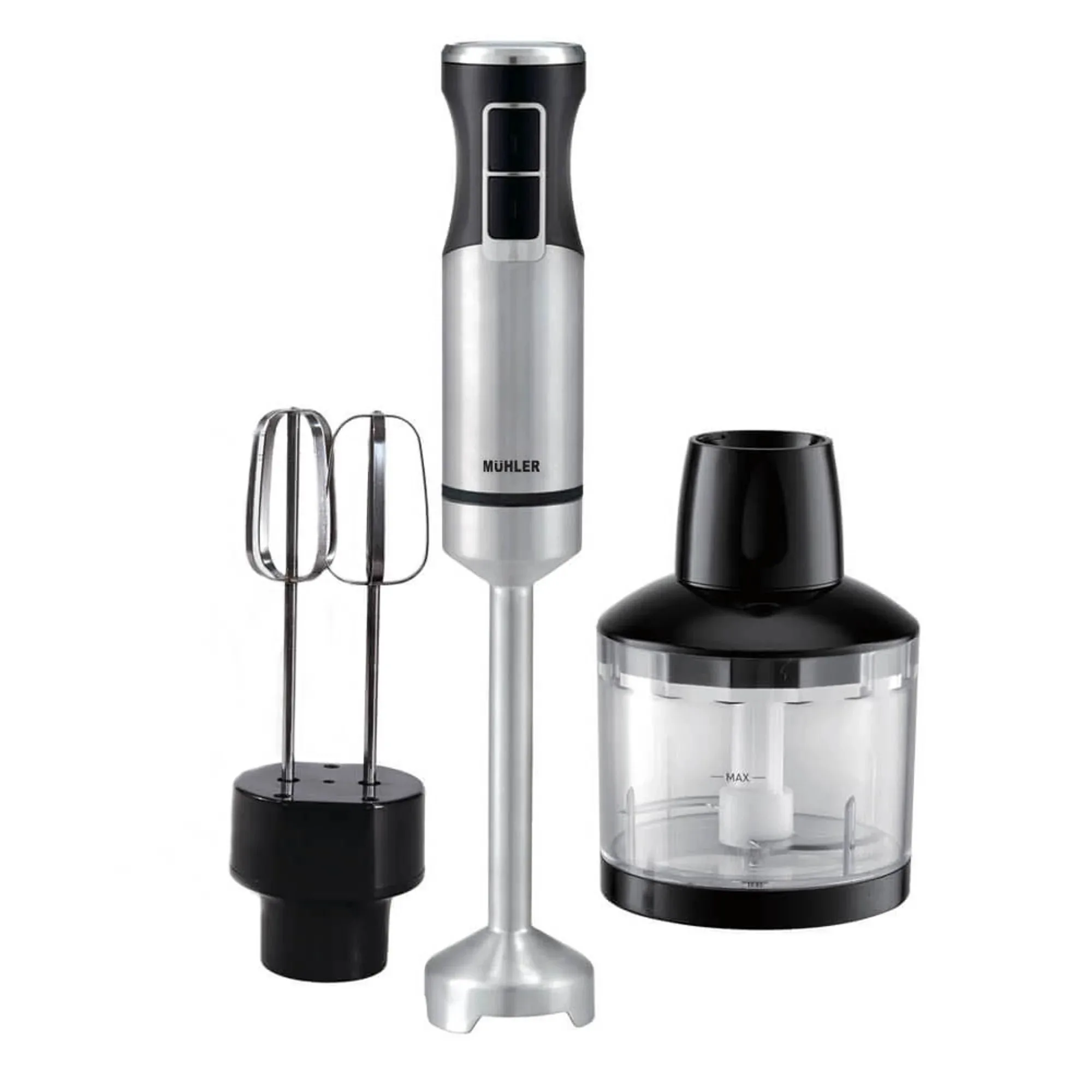 Hand Blender, mixer and chopper 3in1 Muhler, 1000w
