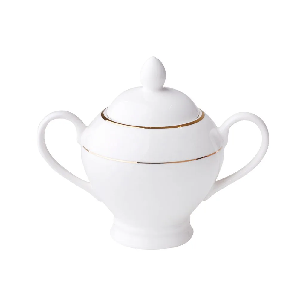 Sugar bowl with lid 300 ml Aura Gold AMBITION