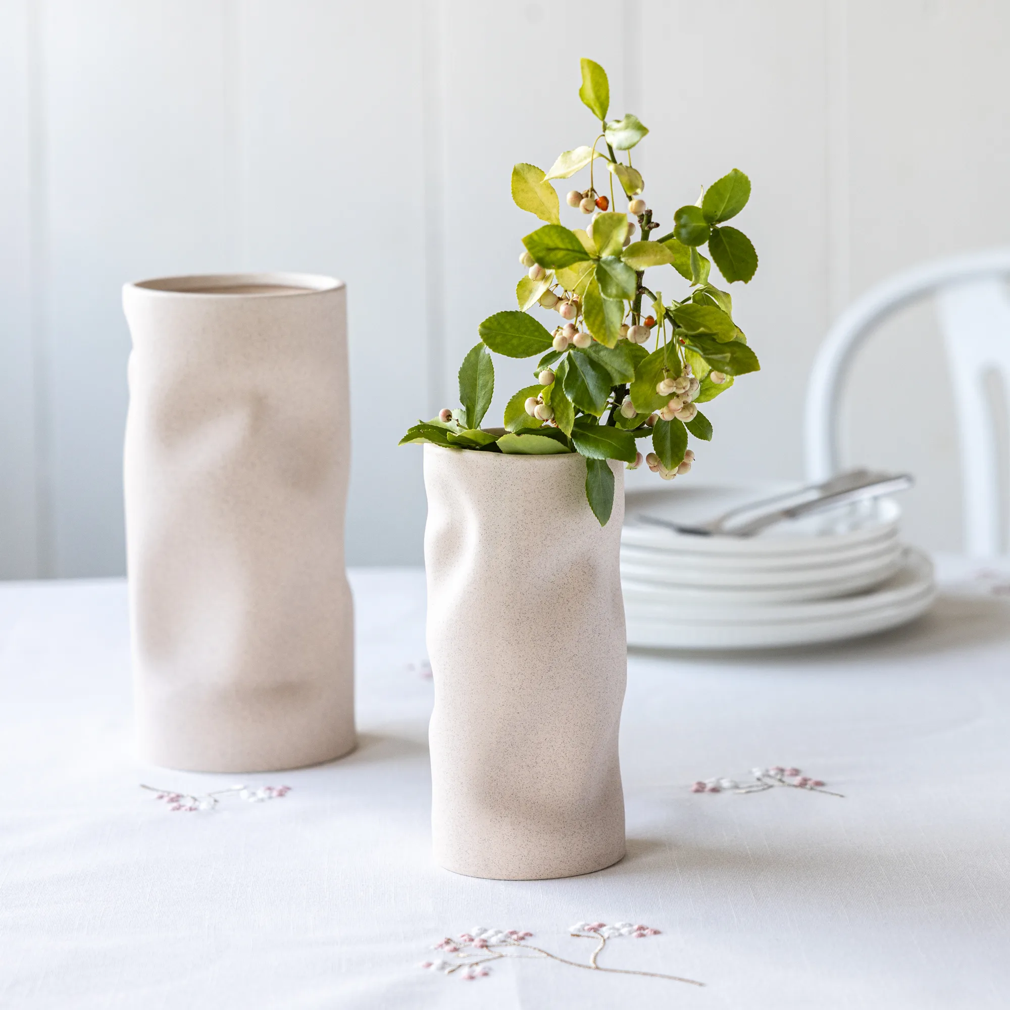 Twist vase 11.5 x 11.5 x 25 cm MY HOME