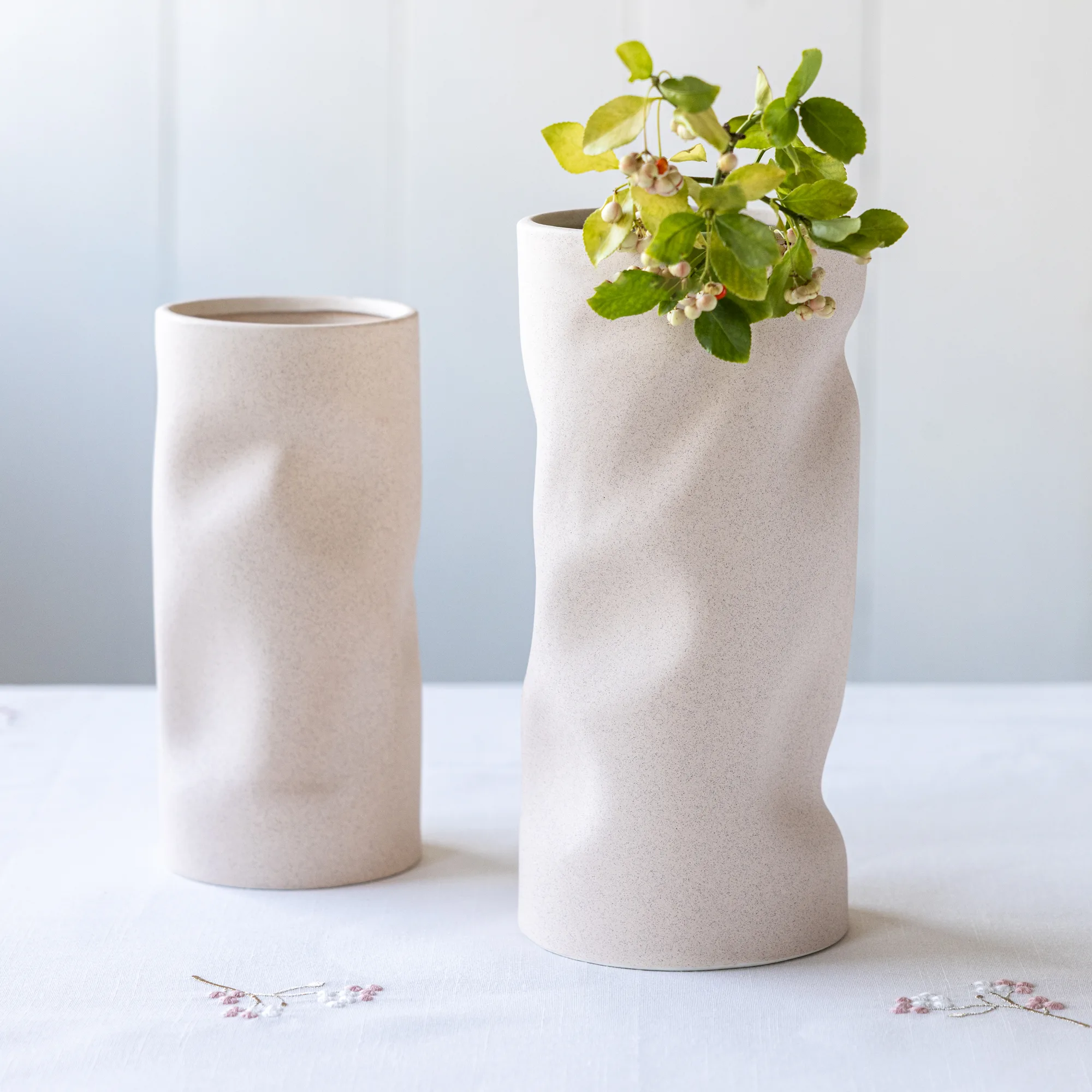 Twist vase 14 x 14 x 30 cm MY HOME