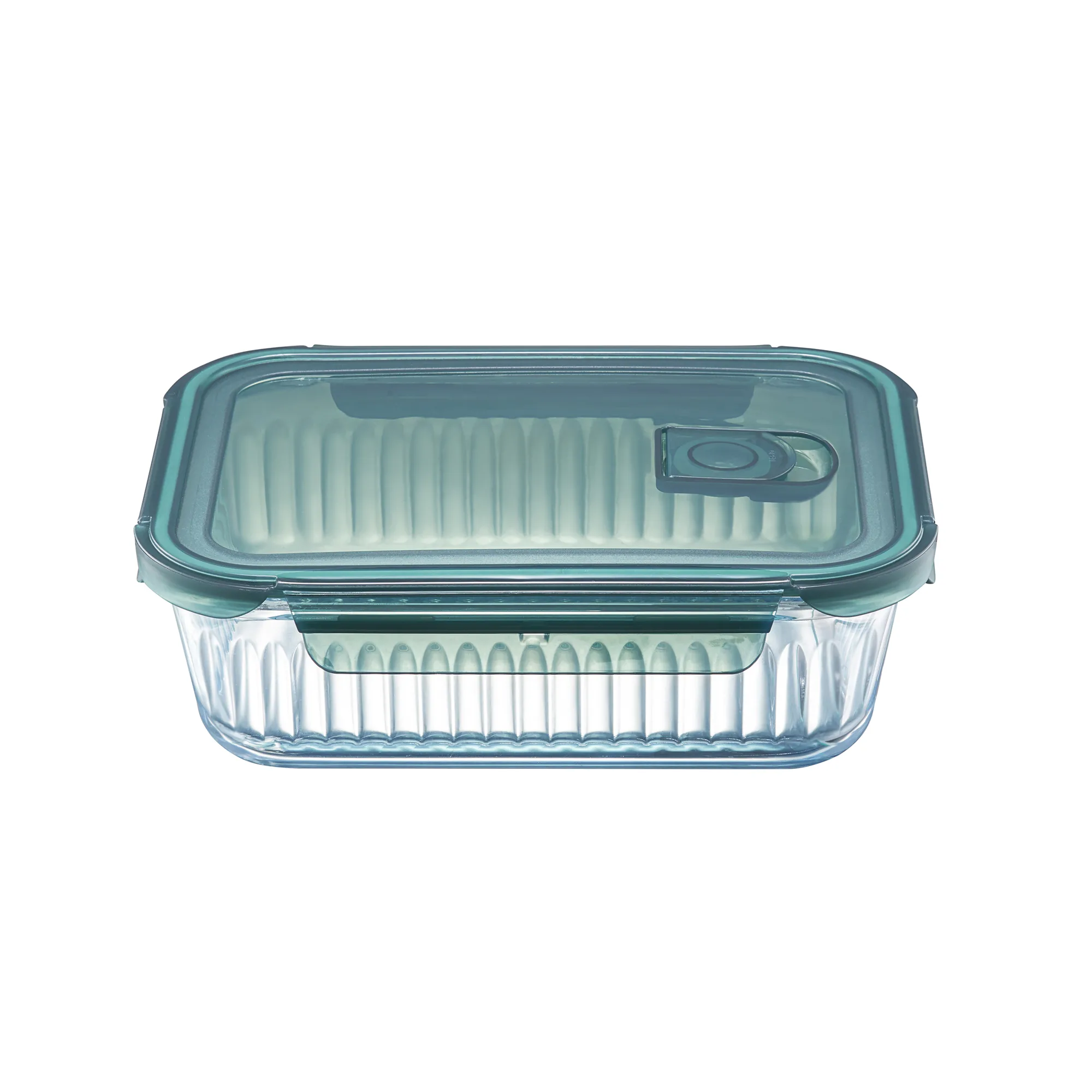 Rectangular glass container Rillet 640 ml AMBITION