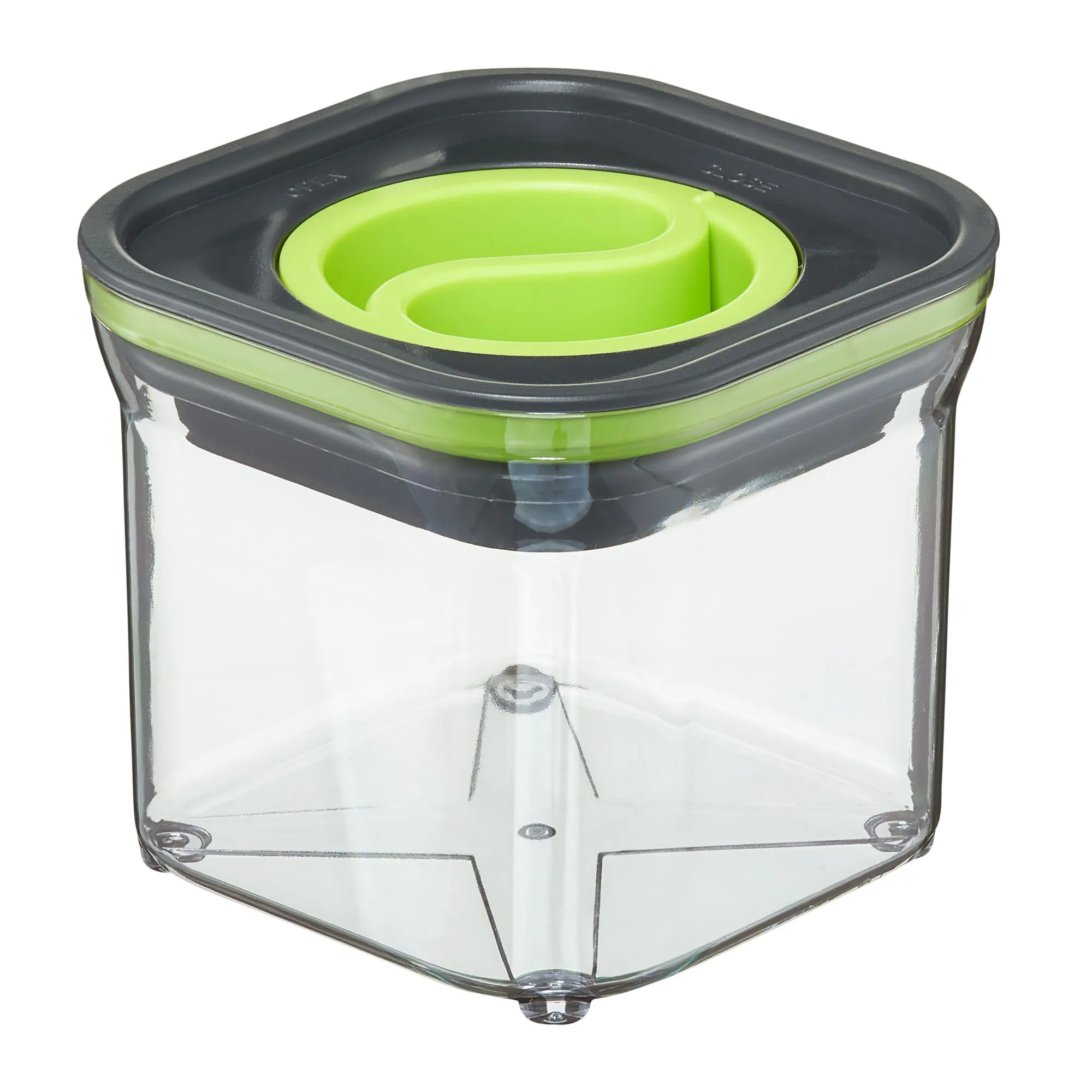 Vacuum container 0.7l Twist grey / green AMBITION