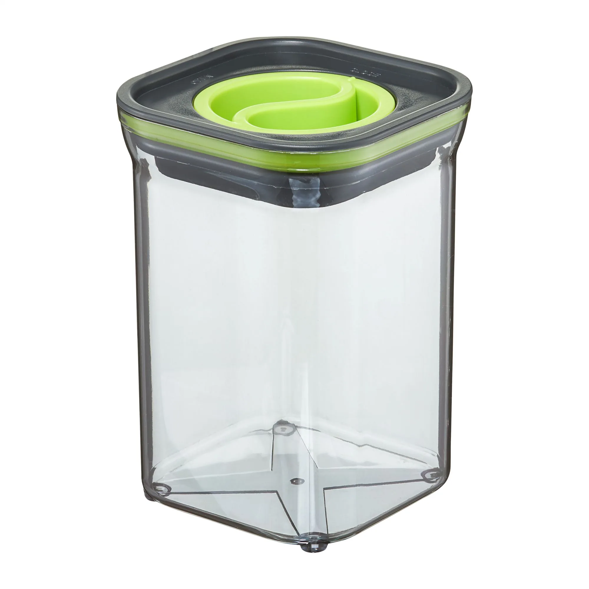 Vacuum container 1.1l Twist grey / green AMBITION