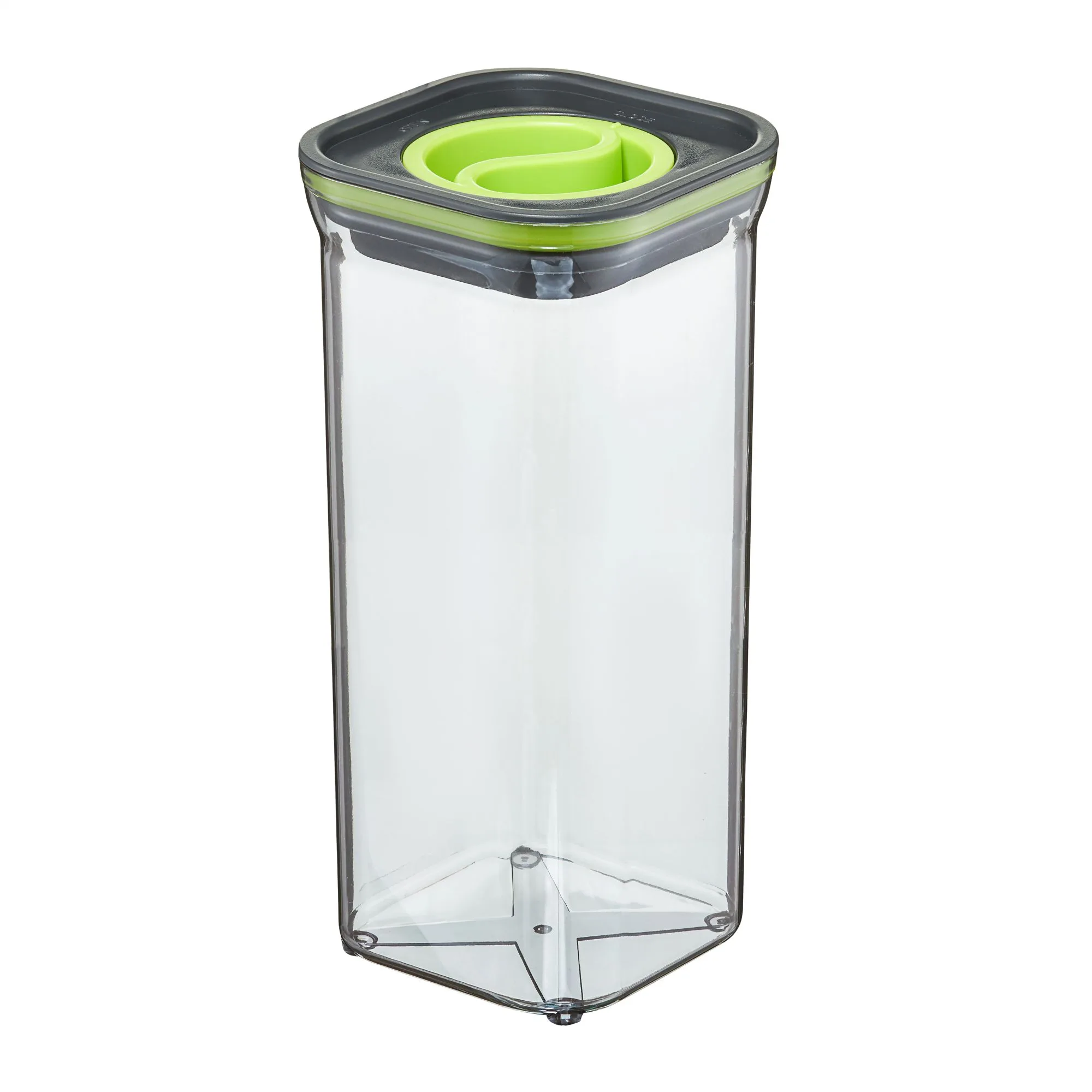 Vacuum container 1.5l Twist grey/green AMBITION