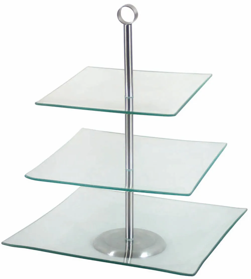 Laura three-tier square Stand 29 x 29 cm AMBITION