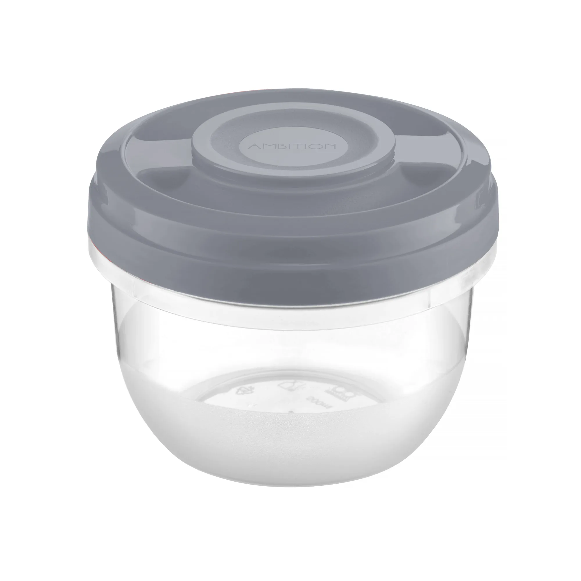 Smart Microwave Container 0.5 L Grey AMBITION