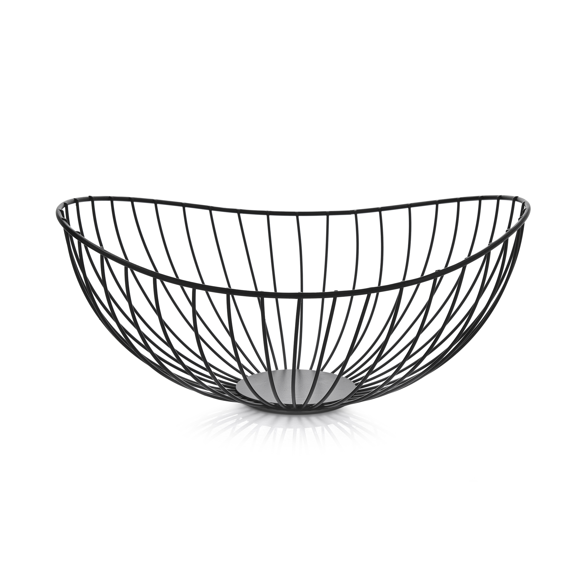 Decor fruit basket 30 cm black AMBITION