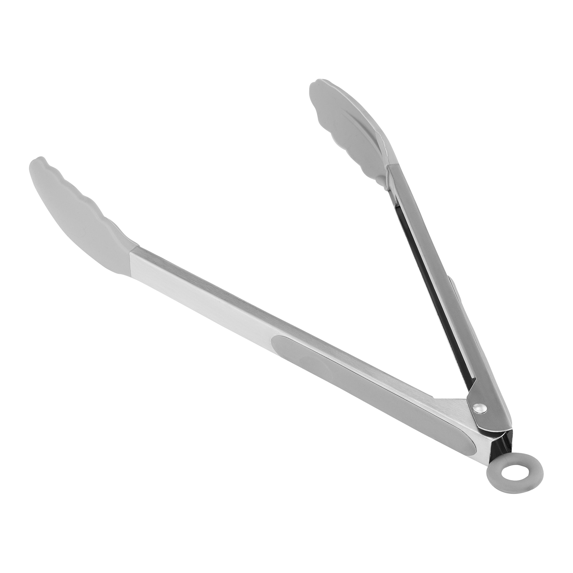 Tongs silicone-tipped 35 cm AMBITION, Grey