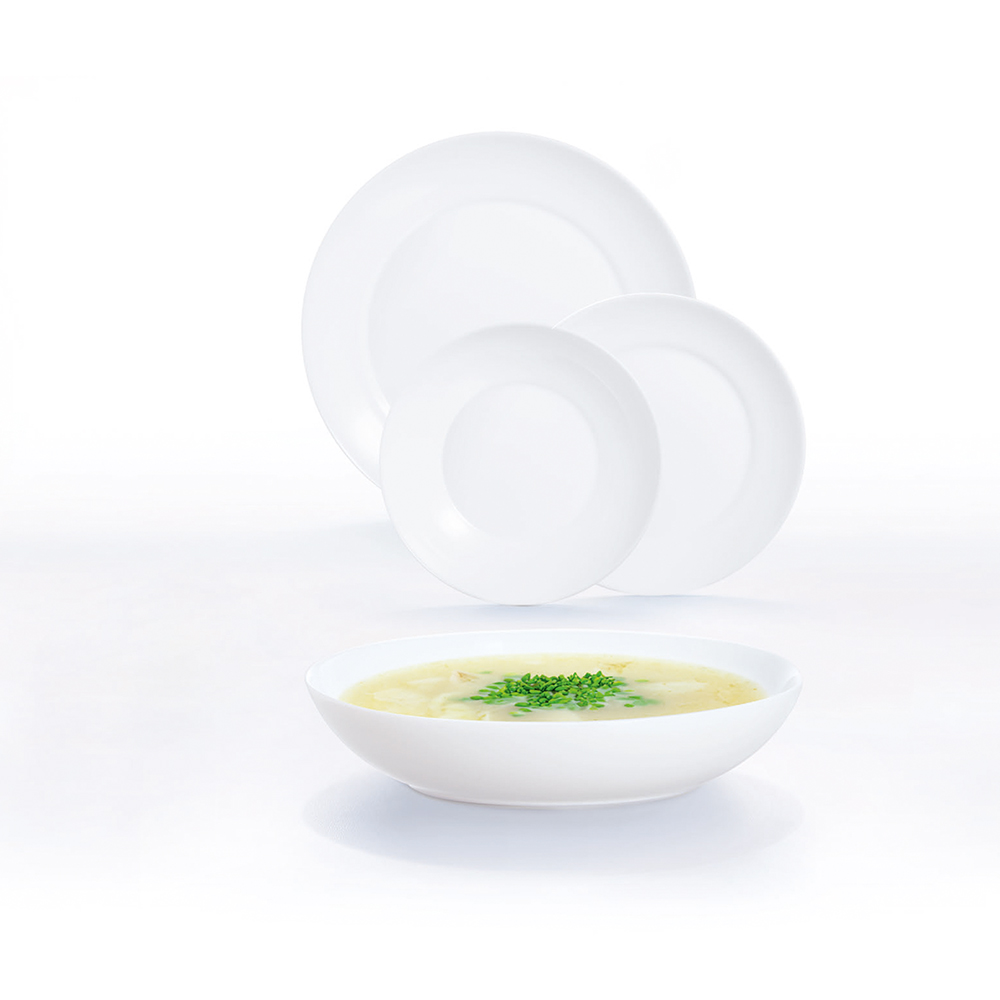 Apy 18-piece LUMINARC dinnerware set for 6 people