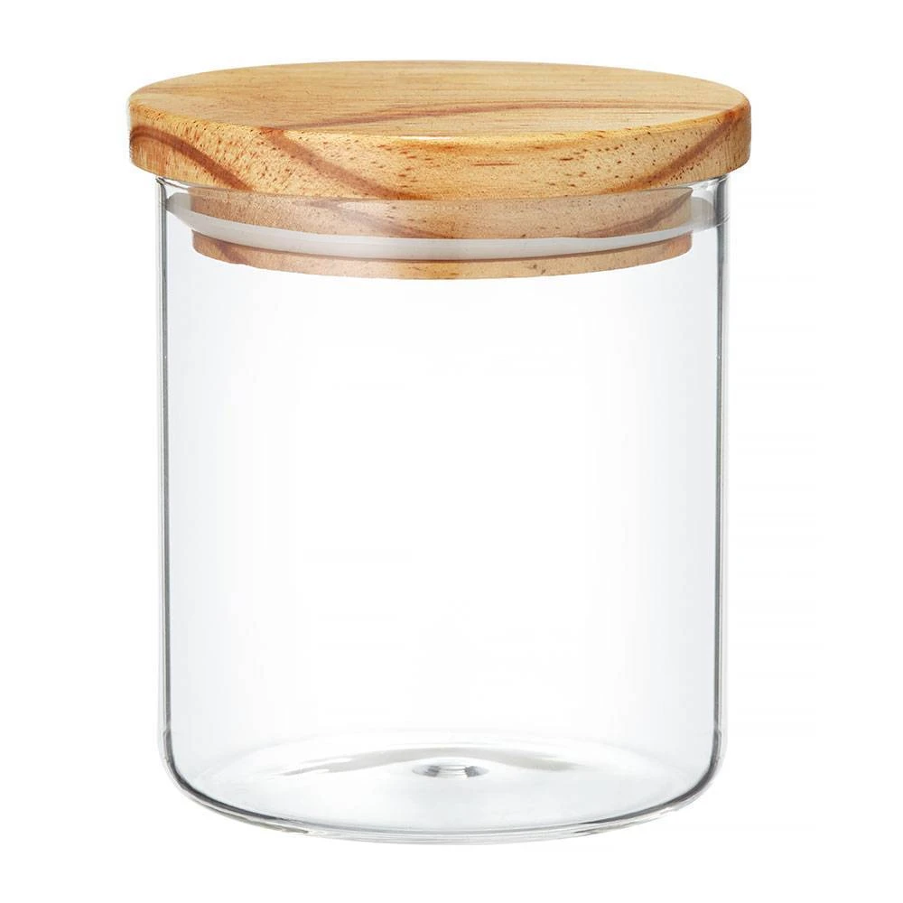 Jar with wooden lid Nordic AMBITION, 675ml