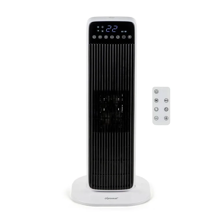 Ceramic tower heater DIPLOMAT 2000W, LED display